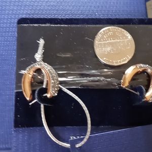 Swarovski hoop earring